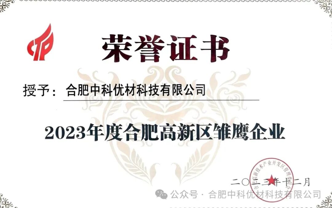 两会新声 | 以科技创新赋能新质生产力，合肥中科优材助力产业升级